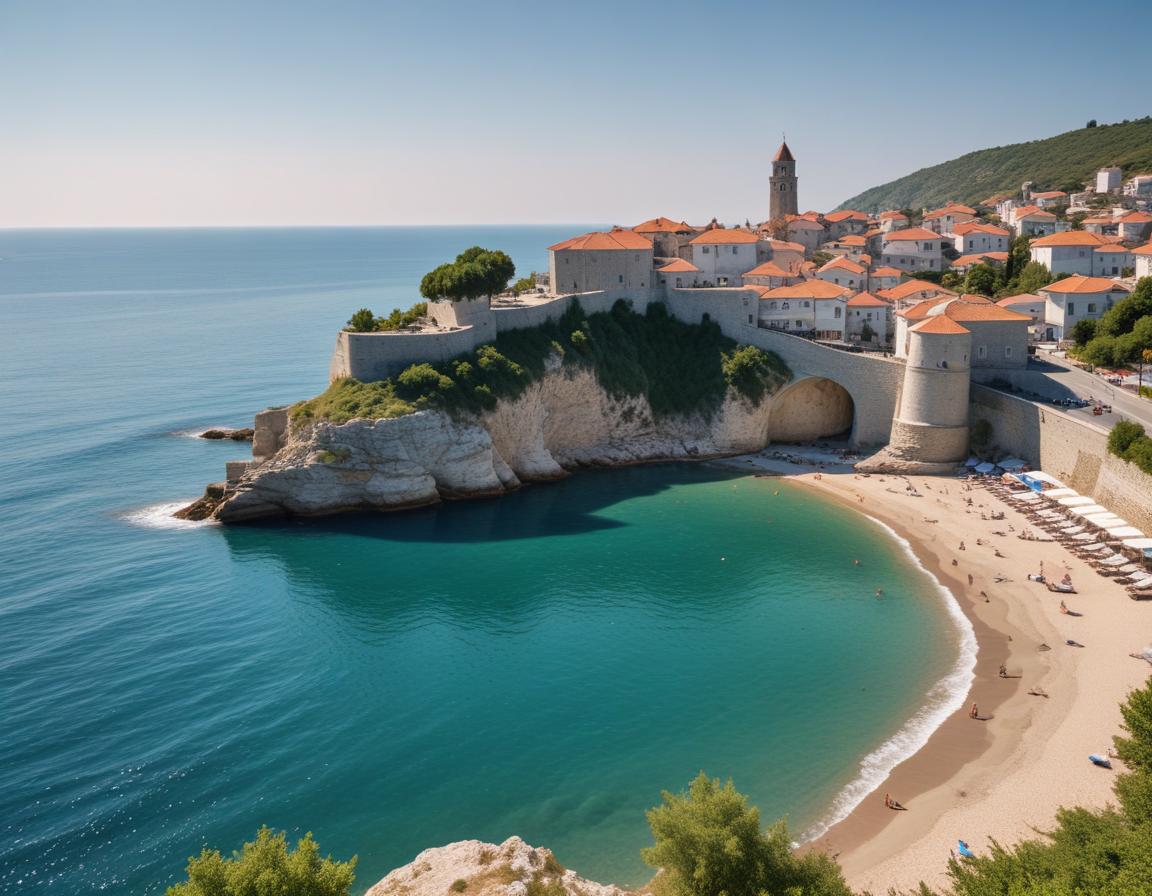 Ulcinj, Montenegro: Taverna Terasa and Pasha Mosque