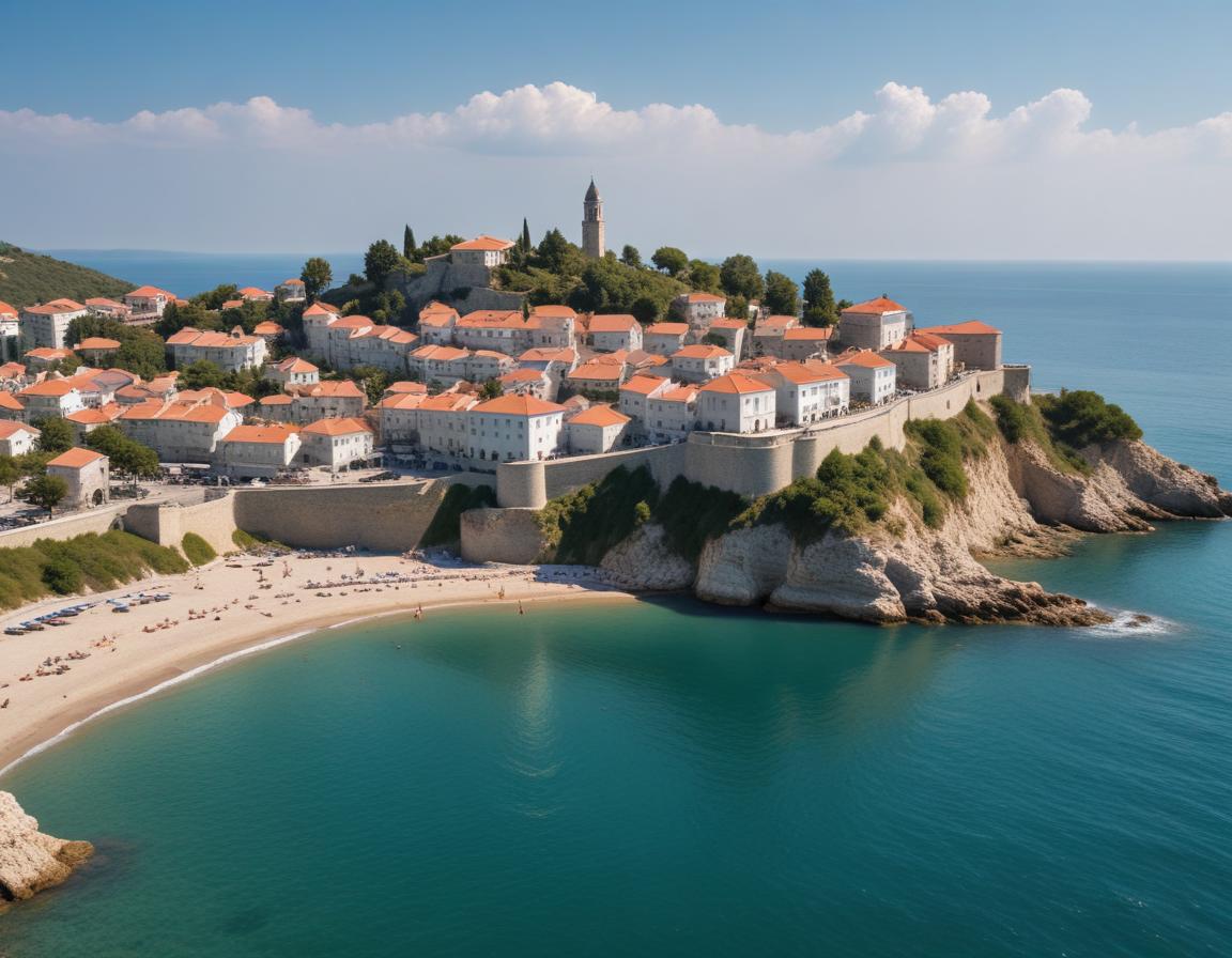 Ulcinj, Montenegro: Restaurant Pizzeria Taphana and Ulqinaku Tower